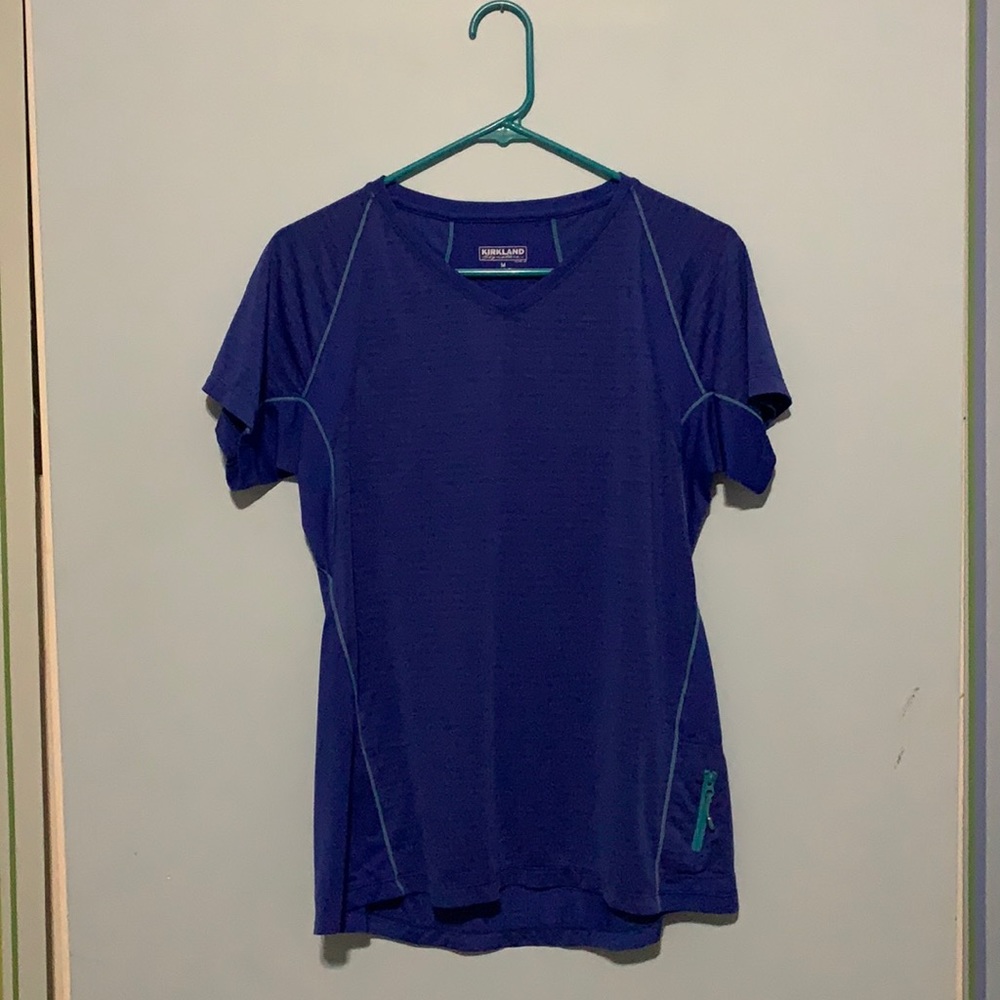 Brilliant Navy Blue Athletic Shirt